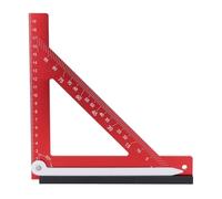 Quadrato da carpentiere in lega di alluminio da 90 gradi per progetti di costruzione del legno Righello triangolare per travi in metallo