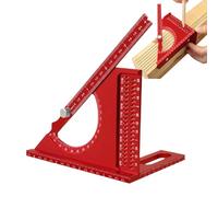 Quadrato di lavorazione del legno | Alta Precisione del legno Calibro quadrato - Indicatore ergonomico di precisione di marcatura, Falegname multifunzionale -Strumento di misurazione per la