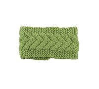 Quadrato Di Seta Rosa Termico A Maglia Testa Capelli Elastico Sport Unisex Morbido Tappeto Pelliccia Rotondo (Green, One size)
