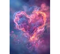 Quadrato Diamond Painting Kit Completo, Square Diamantini Cuore sogno Crystal Art, 5D DIY Bambini Adulti Pittura, da Ricamo Punto Croce Strass Artigianato Murale Decorazione Casa 20x30cm G-1079