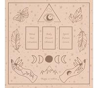 Quadrato Dio Arazzo Lettura Carte Astrologia Tovaglia Tovaglia Tovaglia Magia Forniture