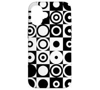 Quadrato il Cerchio o Quadratura del Cerchio Nero Bianco 3 Custodia per iPhone 16