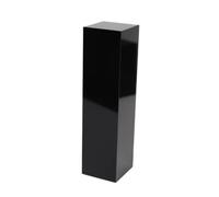 Quadrato nero Fotografia Cilindro acrilico Trucco Shooting Drink Shooting Supporto Tavolo trasparente Fotografia Props, Espositore(4x4x18cm/1.6x1.6x7.1in)