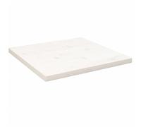 Quadrato Pine Wood Table Top, 40 x 40 x 2,5 cm, Solid White, Kitchen Shelf, Computer Desk, Gaming Table, Bathroom Countertop, Lift-Top Side Tavolo, Versatile Mobili