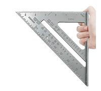 Quadrato, Triangolo Lega di Alluminio Coperture 7" Rafter Angolo Guida Goniometro Mitra Inquadratura Misura Carpenter Strumento