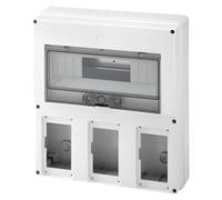 Quadro Gewiss vuoto per 3 prese interbloccate IP55 GW66493