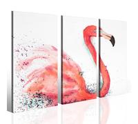 Quadri animali Flamingo I stampe su tela colorate arredo casa decorazione