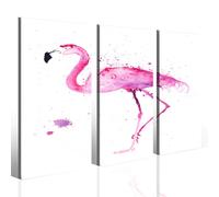 Quadri animali Flamingo III stampe su tela colorate arredo casa decorazione