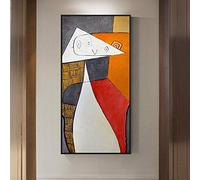Quadri astratti su tela di Picasso Riproduzioni d'arte famose Poster da parete e stampe Quadri appesi per la decorazione del soggiorno-60x120cm Senza cornice