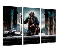 Quadri Camera Set di 3 poster decorativi da parete, decorazione soggiorno, camera da letto, camera, il Signore degli anelli, lo Hobbit, (97 x 62 cm)