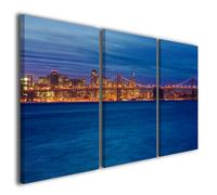 Quadri città San Francisco bridge stampe su tela canvas ponte di notte skyline