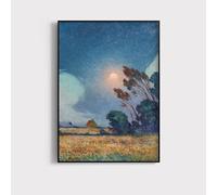 Quadri Decorativi A Tema Botanico Per La Parete Dietro Il Divano, Dipinti Decorativi Per Coprire I Contatori Elettrici, Dipinti A Olio Paesaggistici Per Soggiorni E Camere Da Letto(B,60x90cm)