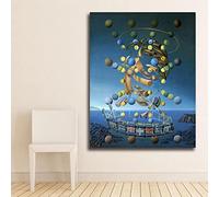 Quadri di grandi dimensioni Massima velocità della Madonna di Raffaello di Salvador Dali Wall Art Stampe su tela Immagini per soggiorno 70x100cm (28x39in) Senza cornice