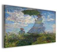 Quadri famosi Claude Monet IV stampe riproduzioni su tela copie la passeggiata
