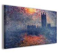 Quadri famosi Claude Monet V stampe Londra il parlamento al tramonto copie arte