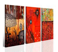 Quadri moderni arte design Red decò stampa su tela canvas arredamento