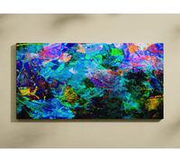 Quadri Moderni Astratti Stampa su Tela 90x40 cm Canvas Moderno