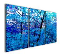 Quadri moderni Black and Blu paesaggi e natura blue stampa tela canvas