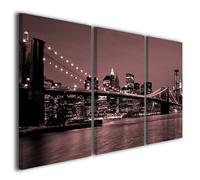 Quadri moderni città New York Bridge VII stampe su tela canavs skyline arredo