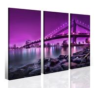 Quadri moderni città New York Bridge XI stampe su tela canvas arredo moderno