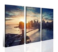 Quadri moderni città New York Bridge XVI stampe su tela canvas arredo moderno