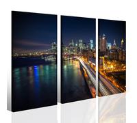 Quadri moderni città New York Bridge XXI stampe su tela canvas arredo moderno