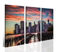 Quadri moderni città New York Bridge XXIV stampe su tela canvas arredo moderno
