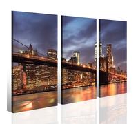 Quadri moderni città New York Bridge XXVII stampe su tela canvas arredo moderno