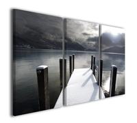 Quadri moderni panorama Lucerne lake arte digitale stampa tela canvas