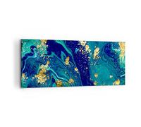 Quadri Moderni Soggiorno astrazione moderna Quadro su Tela 120x50cm Stampe da Parete Camera da Letto Cucina 1 pezzo Wall Art Canvas Grandi Decorazione Murale Grafica Immagini AB120x50-3831
