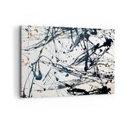 Quadro su Tela 120x80cm Astrazione Pezzo Artistico Stampe Immagini Quadri Murale