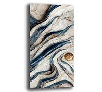 Quadri Moderni Soggiorno Verticale Astratto Industrial Quadro moderno Effetto Marmo da Parete XXL grande Stampa su tela Canvas Decorazione Murale muro Arredo Camera letto Cucina (50x100 cm, 1)