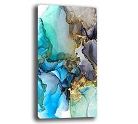 Quadri Moderni Soggiorno Verticale Astratto Industrial Quadro moderno Effetto Marmo da Parete XXL grande Stampa su tela Canvas Decorazione Murale muro Arredo Camera letto Cucina (40x70 cm, 7)