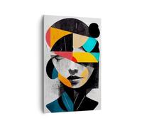Quadri Moderni Soggiorno Viso Mente Astrazione Quadro su Tela Verticale 80x120cm Stampe da Parete Camera da Letto Cucina 1 pezzo Wall Art Canvas Grandi Decorazione Murale Immagini PA80x120-6237