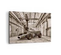 Quadri Moderni su Tela 120x80 cm Stampe da Parete Architettura Auto - 4918 | Formula 1 Gara Quadro Decorativo Grande XXL 1 pezzo Soggiorno Camera da Letto Arte da Parete Decorazione da Parete ARTTOR