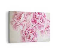 Quadro su Tela 120x80cm Peonie bouquet fiori Stampe Immagini Quadri Murale