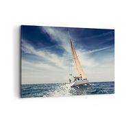 Quadro su Tela 120x80cm Vela yacht viaggio Stampe Immagini Quadri Moderni Murale