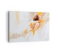 Quadri Moderni Soggiorno Carattere l'amicizia l'amore il matrimonio Quadro su Tela 120x80cm Stampe da Parete Camera da Letto 1 pezzo Wall Art Canvas Grandi Decorazione Murale Immagini AA120x80-3168