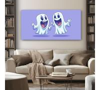 Quadri Moderni Zucca Schizzo 70x140 cm 1 Pezzo Grandi Stampa su Tela Mostro Carino Quadri Camera da Letto Decorazioni da Parete per il Soggiorno Senza Cornice