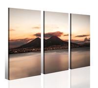 Quadri napoli Vesuvio sunset II stampa su tela immagini napoletane
