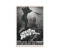 Quadri Su Tela Creatura dalla laguna nera film horror tela arte parete soggiorno poster camera da letto decorazione pittura 50 * 70cm Senza Cornice