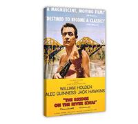 Quadri Su Tela Film Il ponte sul fiume Kwai Poster classici Arredamento per la casa Soggiorno decorativo Camera da letto 50 * 70cm Senza Cornice