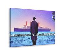 Quadri Su Tela Film La leggenda del pianista sull'oceano classico copertina tela parete arte soggiorno poster camera da letto decorazione pittura 50 * 70cm Senza Cornice