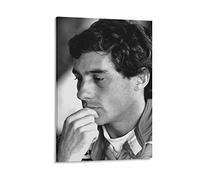 Quadri Su Tela The Racing Driver Ayrton Senna Think Poster Poster Cool Artworks Home Decor Posters Gift Idea 60 * 90cm Senza Cornice