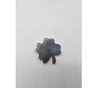 Quadrifoglio Portafortuna : Spilla da Giacca in Argento 925 - pins - Fortuna -