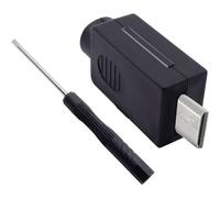 Quadrios 2001C220 Connettore HDMI Spina dritta Numero Poli (num): 20 Nero 1 pz