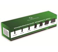 Quadrios 2004CA098 Kit guaine termoretraibili Nero Restringimento:2:1 7 Parti