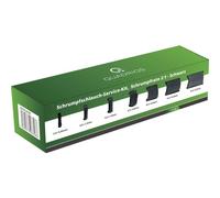 Quadrios 2004CA098 Kit guaine termoretraibili Nero Restringimento:2:1 7 Parti