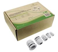 Quadrios 2009CA108 Assortimento di pressacavi PA66 Grigio (RAL 7035) 1 KIT