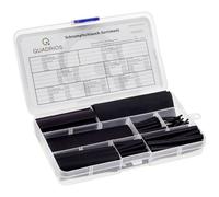 Quadrios 201711CA002 Kit guaine termoretraibili Nero Restringimento:3:1 1 KIT
